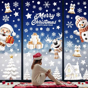 Decorazioni per finestre Decorazioni natalizie Decorazioni natalizie con fiocchi di neve Decorazioni per finestre con adesivi statici Decorazioni natalizie autoadesive