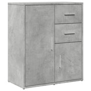 Buffet credenza cassettiera armadio mobile contenitore organizer per cucina soggiorno salotto 60 x 31 x 70 cm legno ingegnerizzato grigio 02_0031962