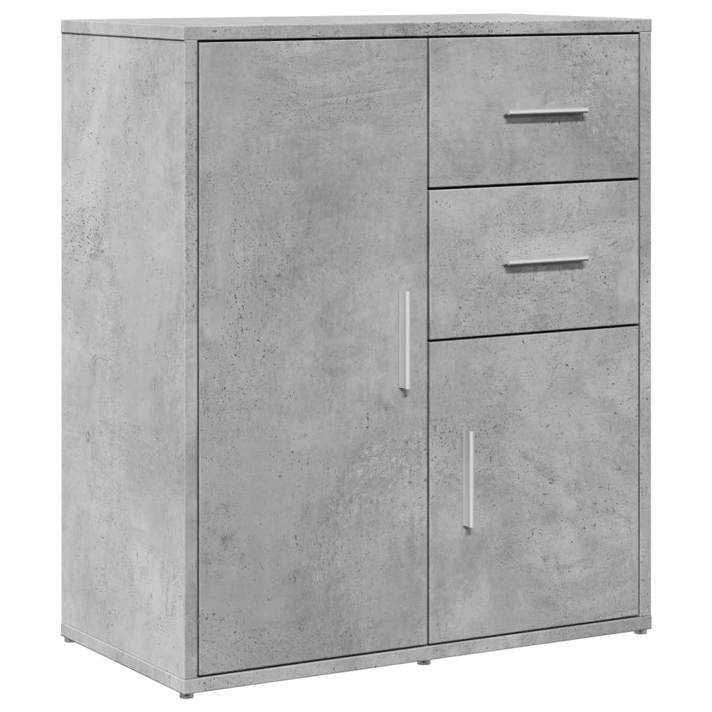 Buffet credenza cassettiera armadio mobile contenitore organizer per cucina soggiorno salotto 60 x 31 x 70 cm legno ingegnerizzato grigio 02_0031962