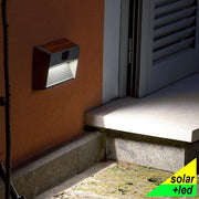 VARCO GRAFITE Segnapasso Solare LED da Parete IP54 99127 Sovil