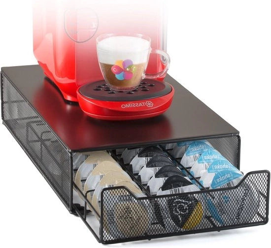 Capsula metallica per TASSIMO - capacità 60 capsule - sistema di stoccaggio per capsule di caffè
