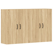 Armadietti a Parete 2 pz Rovere Sonoma in Legno Multistrato CFW2337386