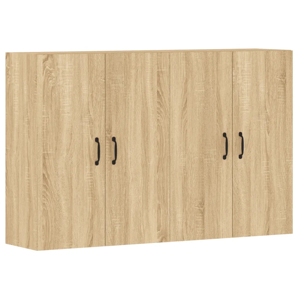 Armadietti a Parete 2 pz Rovere Sonoma in Legno Multistrato CFW2337386