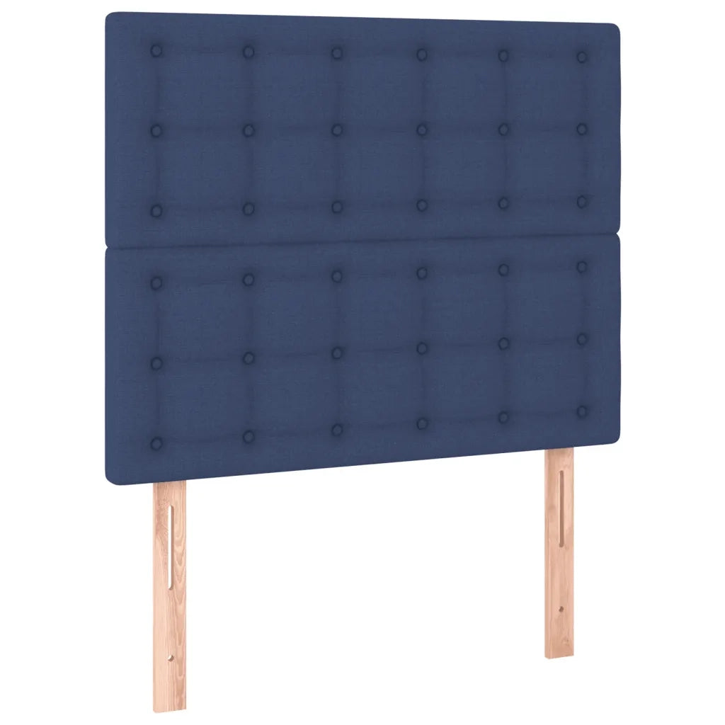 Giroletto senza Materasso Blu 90x200 cm in Tessuto