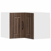 Pensile da cucina | Mobile angolare per parete LUCCA Rovere Marrone 57 x 57 x 40 cm