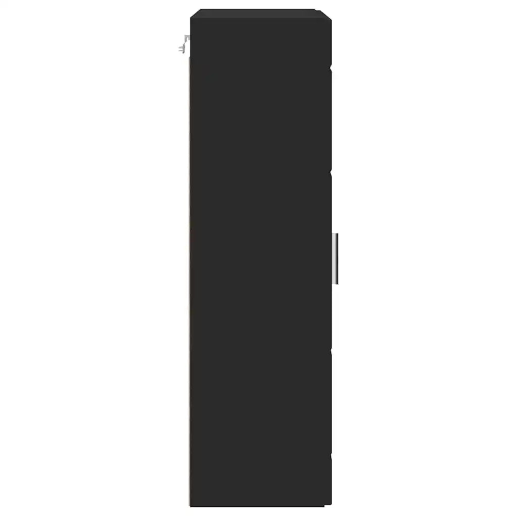 Armadio in Legno Nero 50 x 29 x 100 cm Legno multistrato CFW3770706