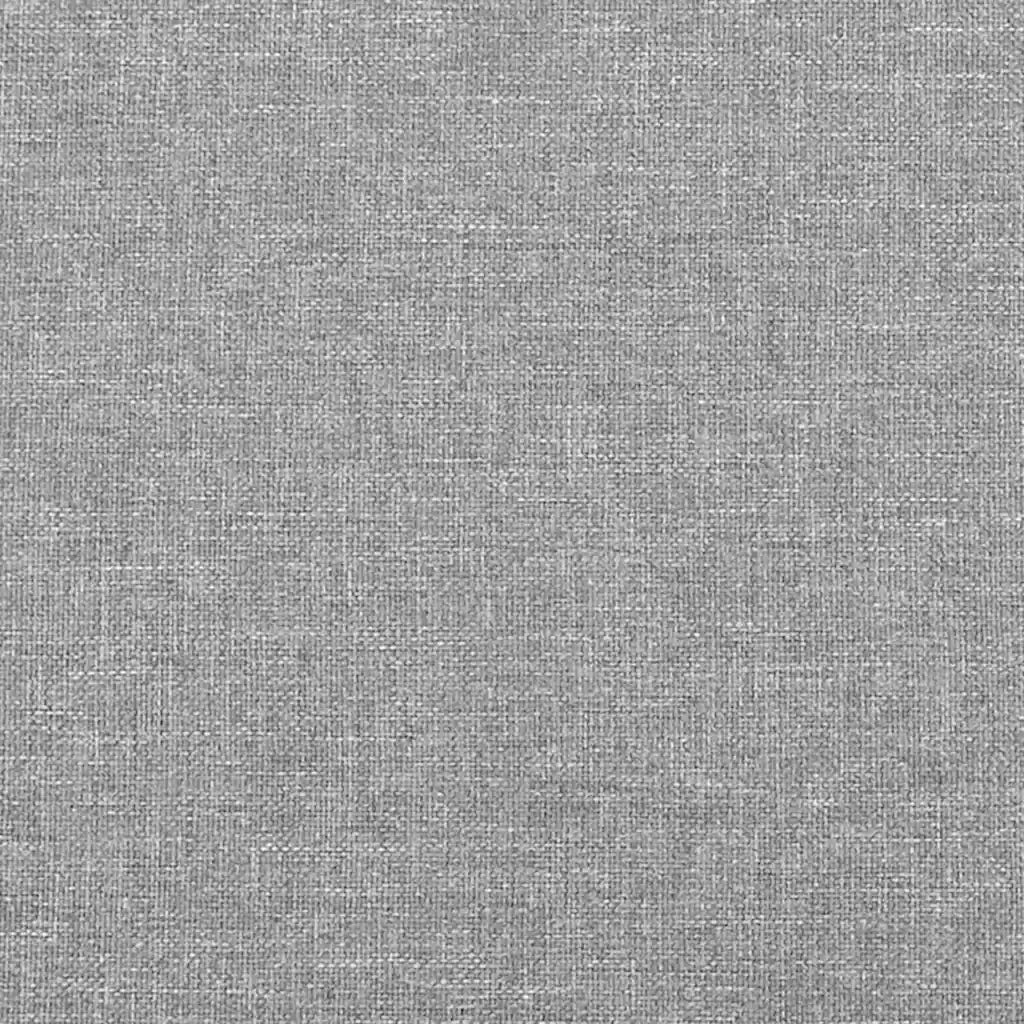 Letto a Molle Materasso e LED Grigio Chiaro 120x190 cm Tessuto 3270095