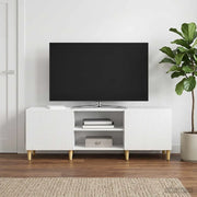 Mobile TV Bianco Lucido 150 x 31 x 50 cm Legno ingegnerizzato 894689