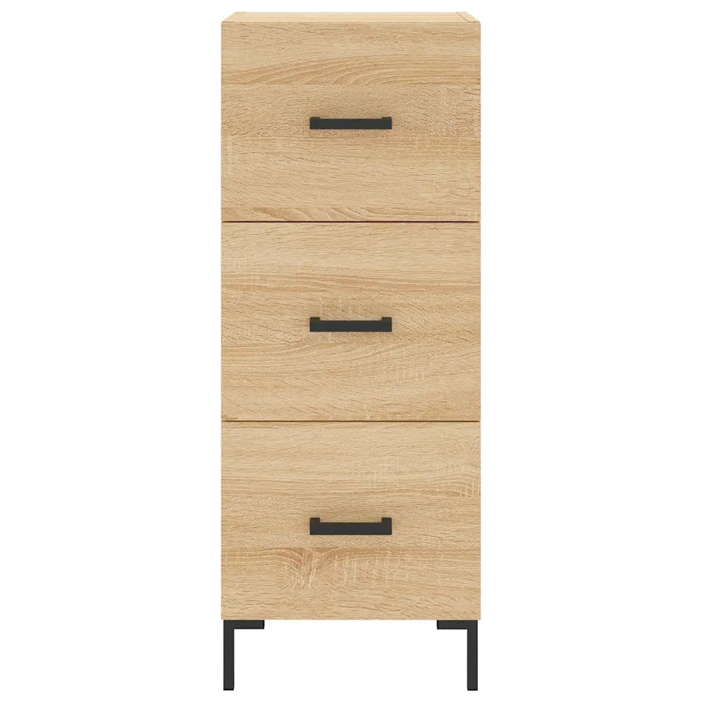 Credenza Rovere Sonoma 34,5x34x180 cm in Legno Multistrato