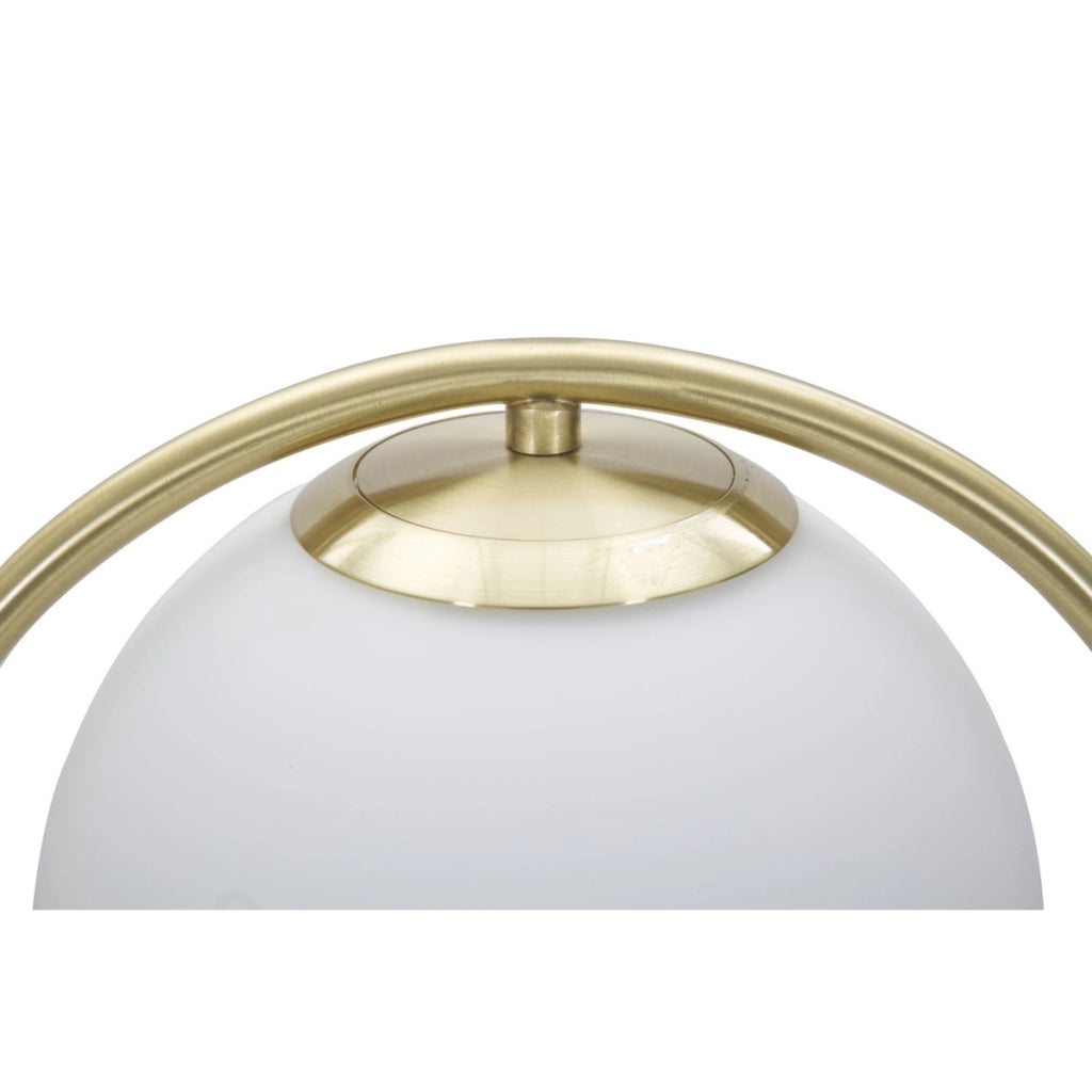 Lampada da Tavolo VKH147, Oro, Metallo, 25x18x50 cm