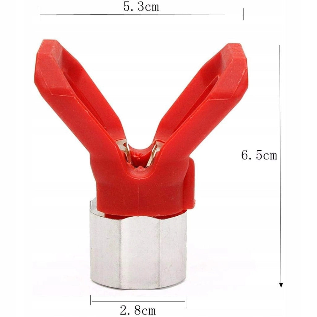 Set di Accessori per Verniciatura Rosfix – Ugello Ultra Spray Modello 519 e Protezione | Compatibile con Pistole