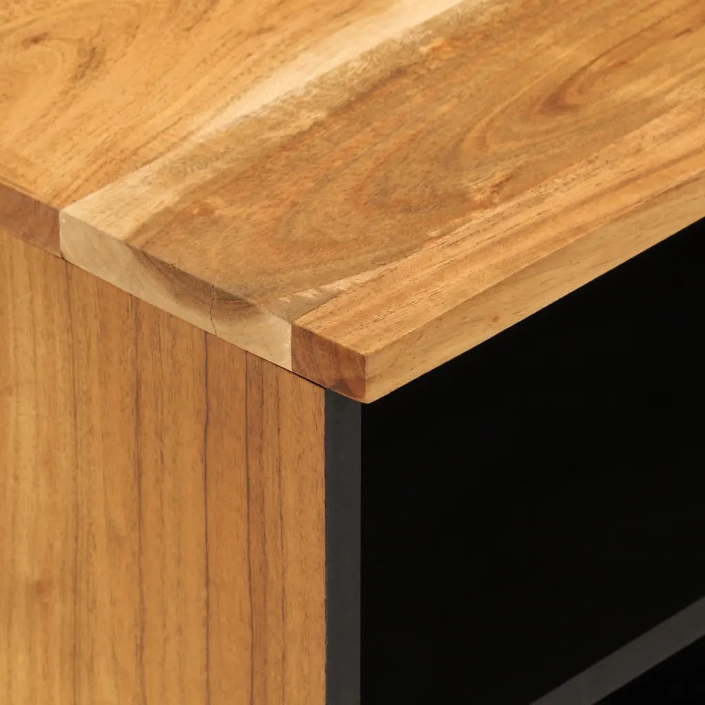 Mobile Porta TV 100x33x46 cm in Legno Massello di Acacia 356871
