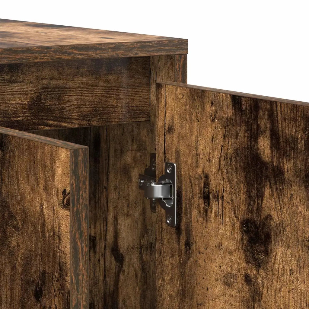 Credenza Rovere fumé 135 x 41 x 75 cm Legno multistrato 3333890
