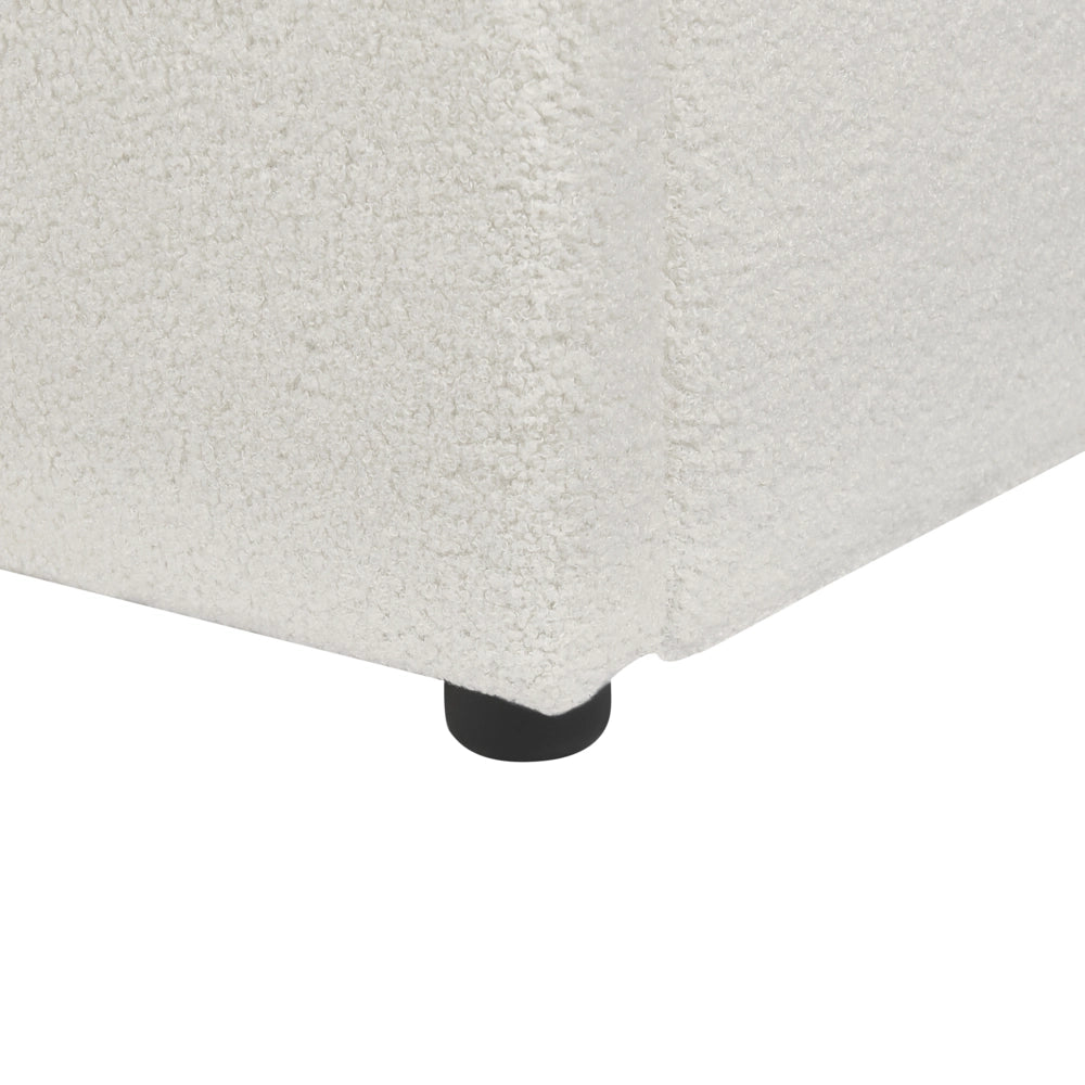 Letto con rivestimento in velluto bianco sporco UE King Size 180x200cm Grande testata classica contenitore Doghe in legno