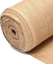 Stoffa di juta naturale tessuto Hessiano - 137 cm larghezza - 10 Oz peso - per metro - sacco artigianale - attrezzature da giardino
