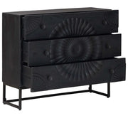 Mobile con Cassetti con cassetto Nero 75 x 30 x 65 cm CFW2520293