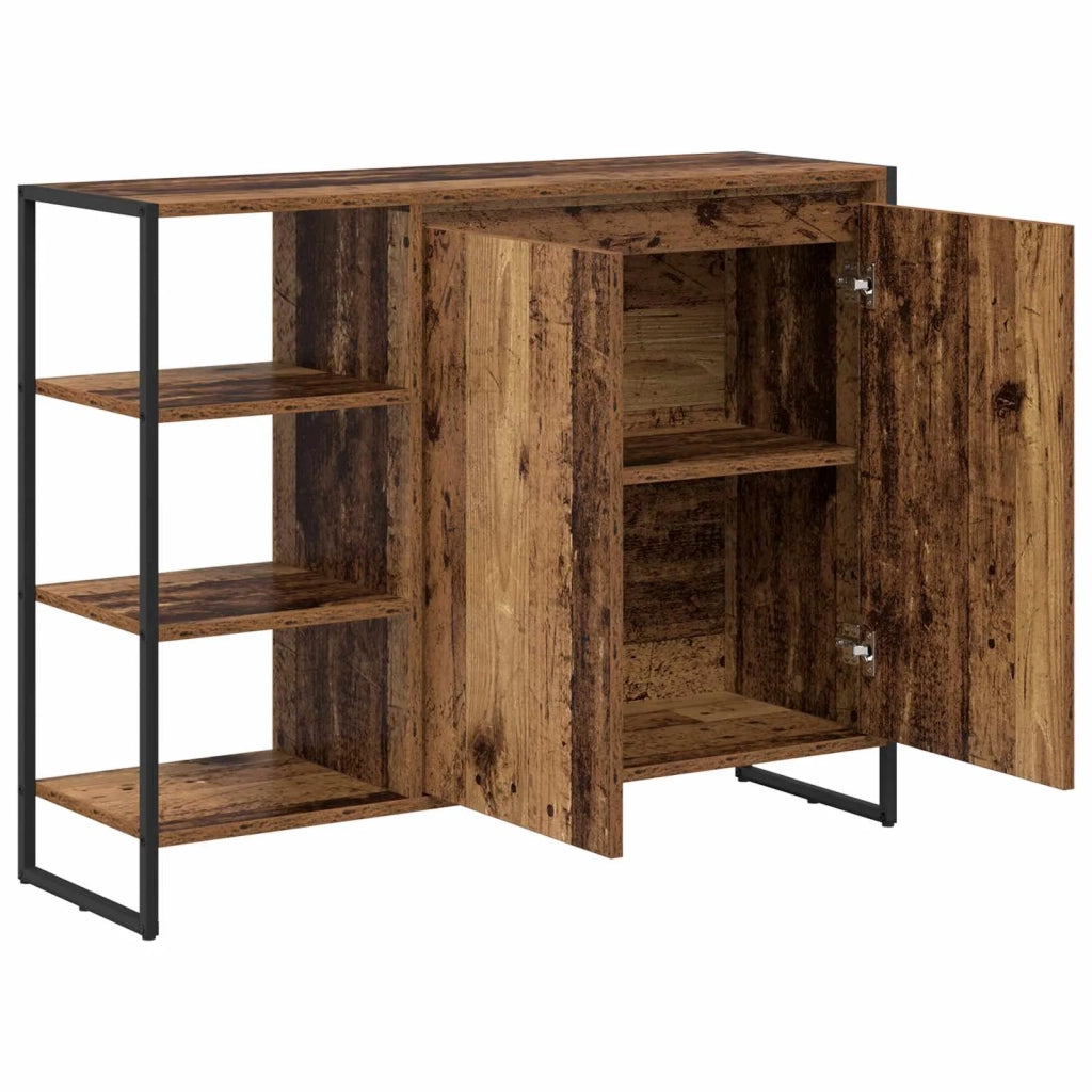 Mobile laterale Legno vecchio 96.5 x 30 x 75 cm