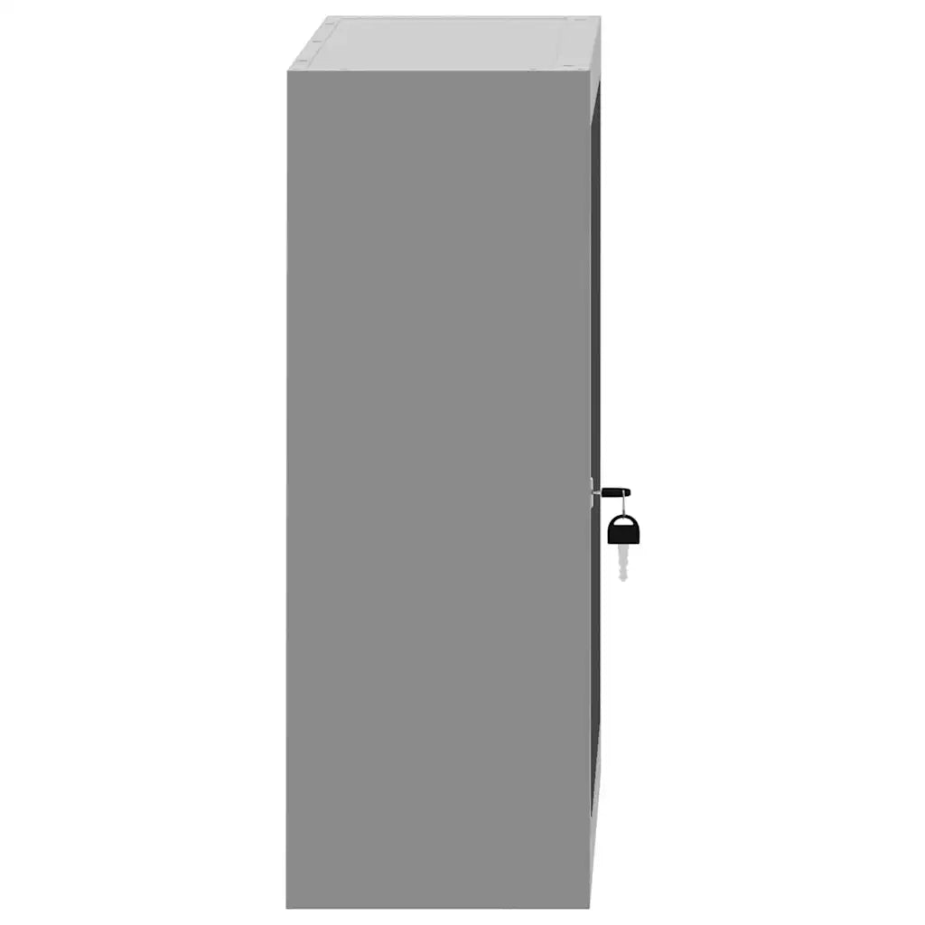 Mobile per attrezzi con blocco Nero e Grigio 50 x 20 x 55 cm 4103469