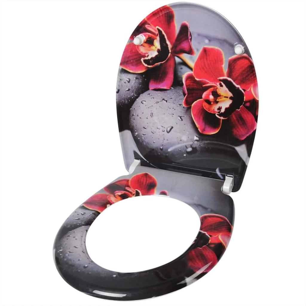 Sedile WC con meccanismo di sgancio rapido e chiusura ammortizzata per bagno 19_0000738