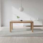 Tavolo Imab Piana T07 in rovere decapato con 2 allunghe 160x90x74.6 H cm.