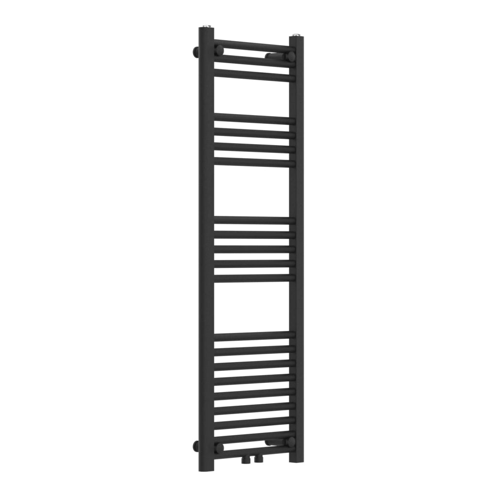 Radiatore scaldasalviette da bagno acciaio 120 x 40 cm nero 03_0010414