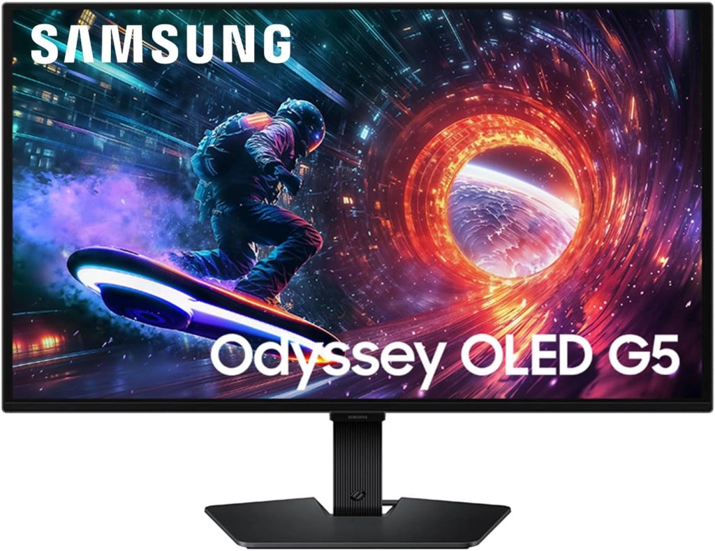 Samsung Monitor Gaming Odyssey OLED G6 (S27DG602), Flat, 27'', 2560x1440 (QHD), 16:9, HDR10+, OLED, 360Hz, 0,03ms (GtG), FreeSync Premium Pro, HDMI, USB, DP, HAS, Pivot