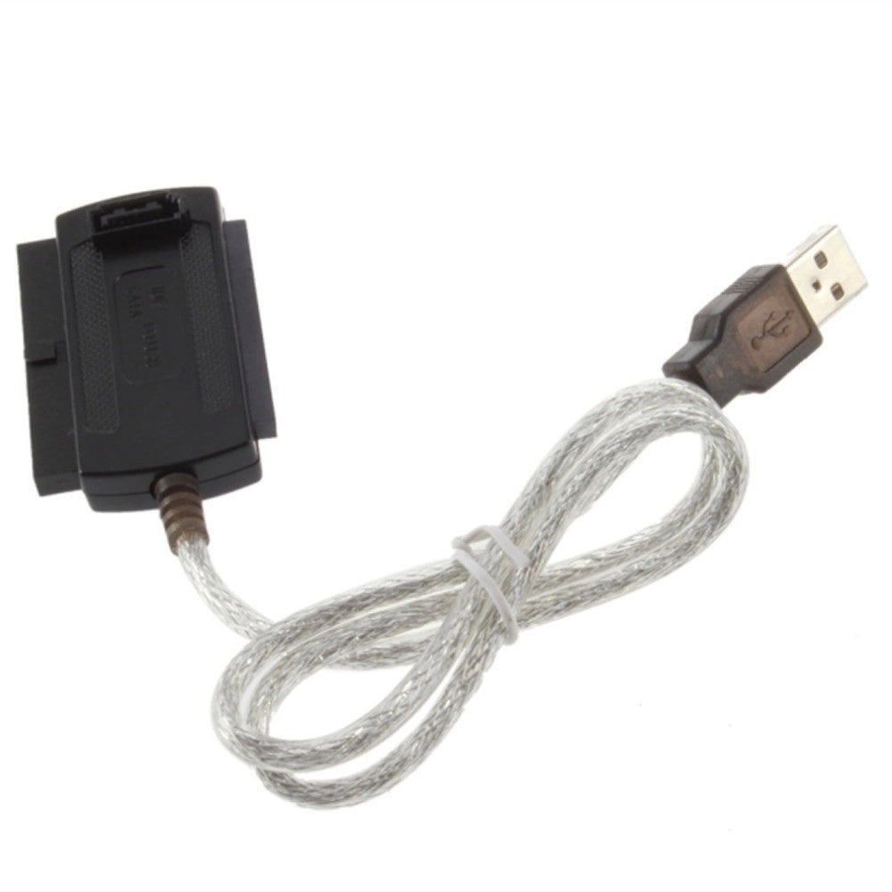 Trade Shop - Cavo Adattatore Ide Sata Usb 2.0 Supporta Hd Hard Dsik 2.5 3.5 Alimentatore -