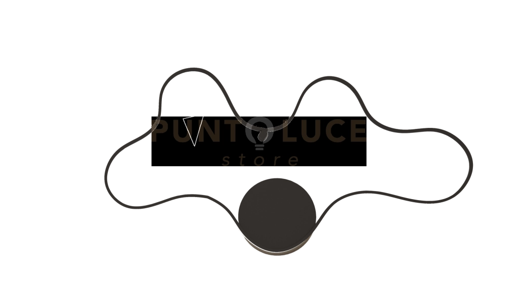 CLARA-M N Lampada da soffitto o parete nera 90cm led integrato 2800 - 5000 kelvin DIMMERABILE