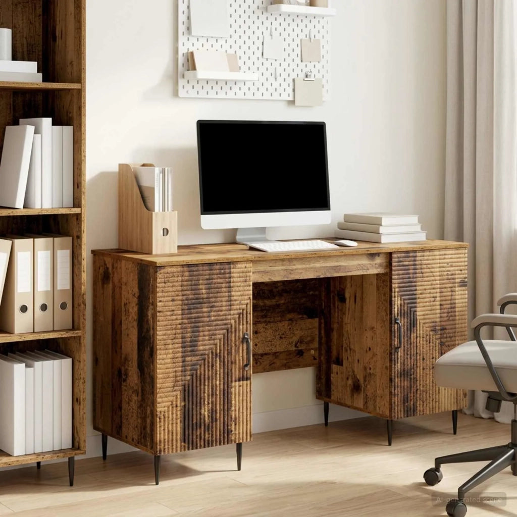 Scrivania Legno antico 142,5 x 50 x 75 cm Legno ingegnerizzato 3414610