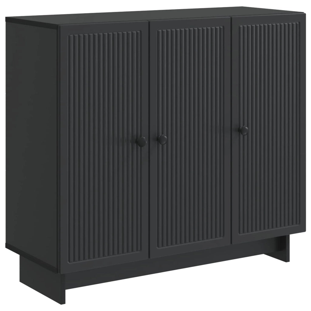 Credenza Nero 89 x 34,5 x 80 cm Legno ingegnerizzato 893956