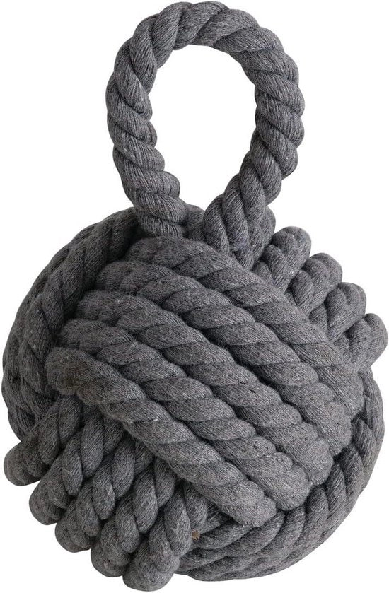 Stopper di corda per porte con nodo decorativo