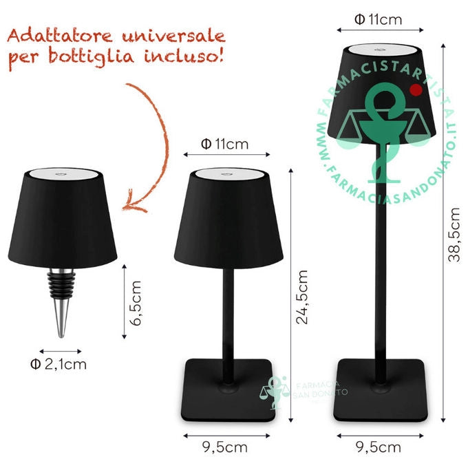 T Tex The Steel Lampada 3in1 Nera