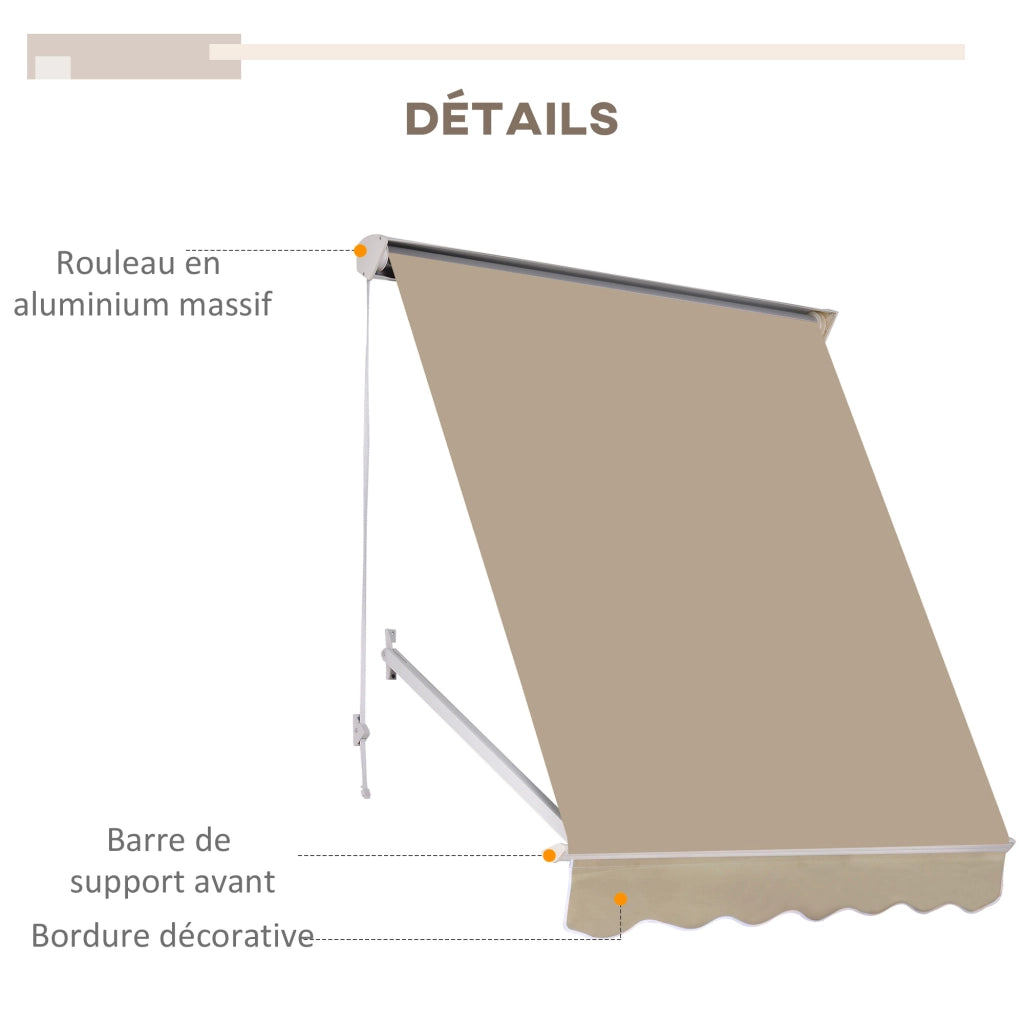 Letto singolo a soppalco con contenitori ¨C zephmum ¨C Beige 70x180 cm