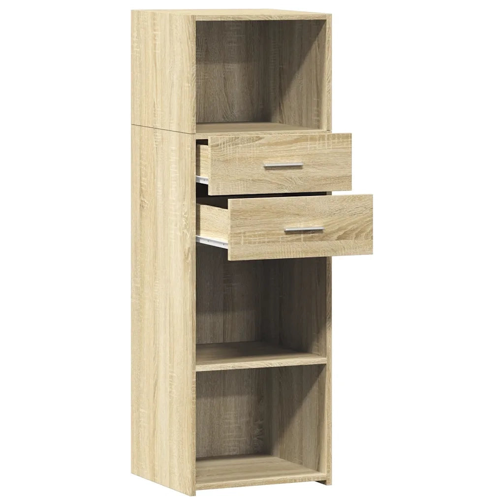Credenza Rovere Sonoma 40x42,5x124 cm in Legno Multistrato 846161