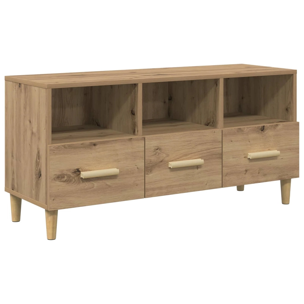 Mobile TV Rovere Artigianale 102 x 36 x 50 cm Legno multistrato