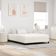 Materasso a molle insacchettate  Crema Medio 140x190x20 cm in Tessuto