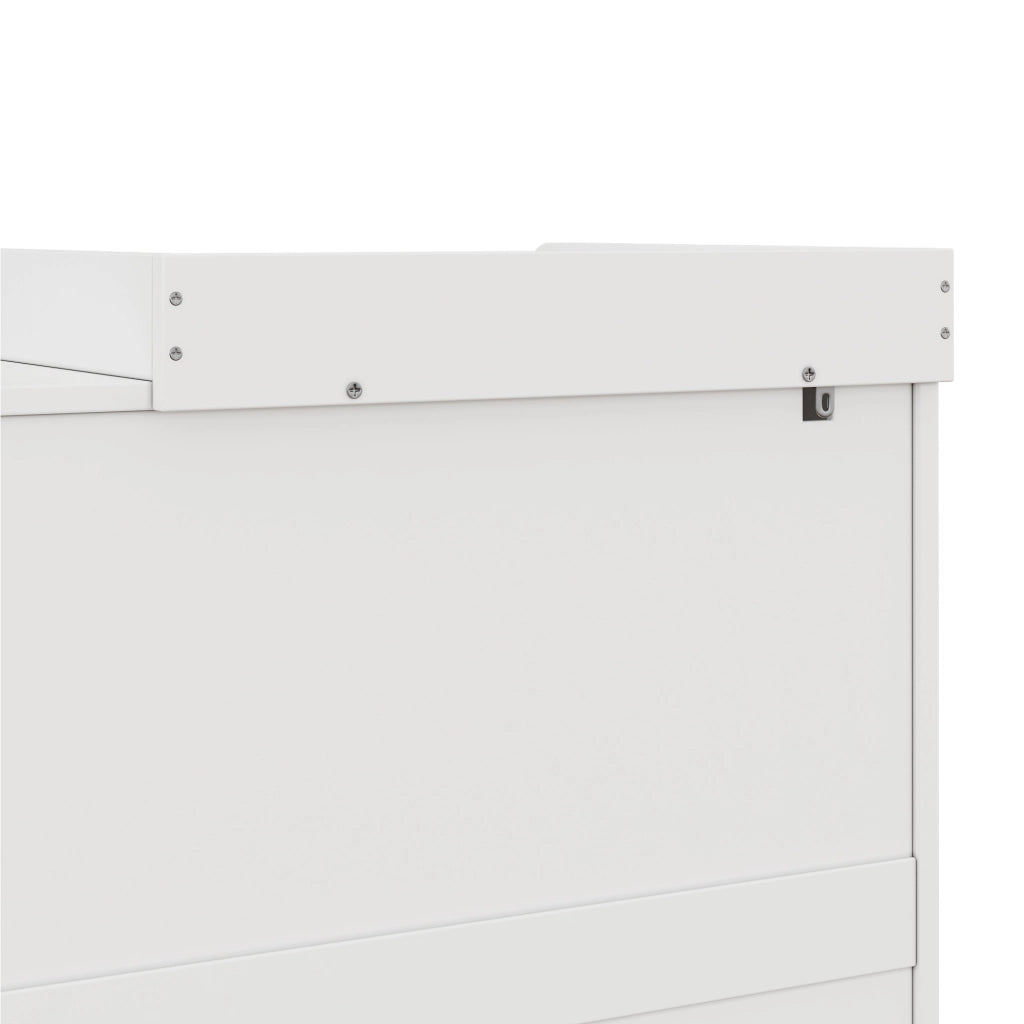 Cassettiera fasciatoio multifunzione con armadietto contenitore, cassetti e ripiani, 114 x 53 x 92 cm
