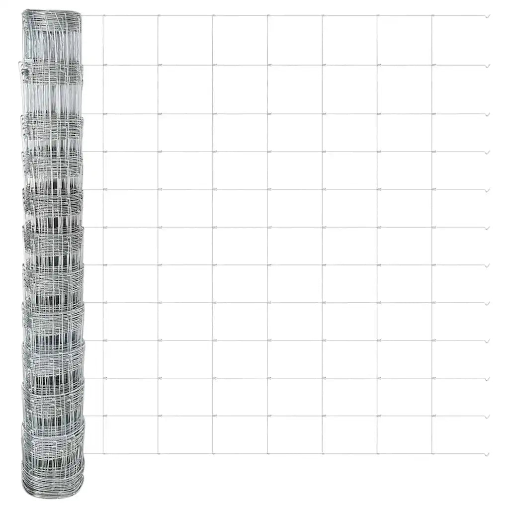Palo della recinzione Zincato 50 x 1,2 m Acciaio