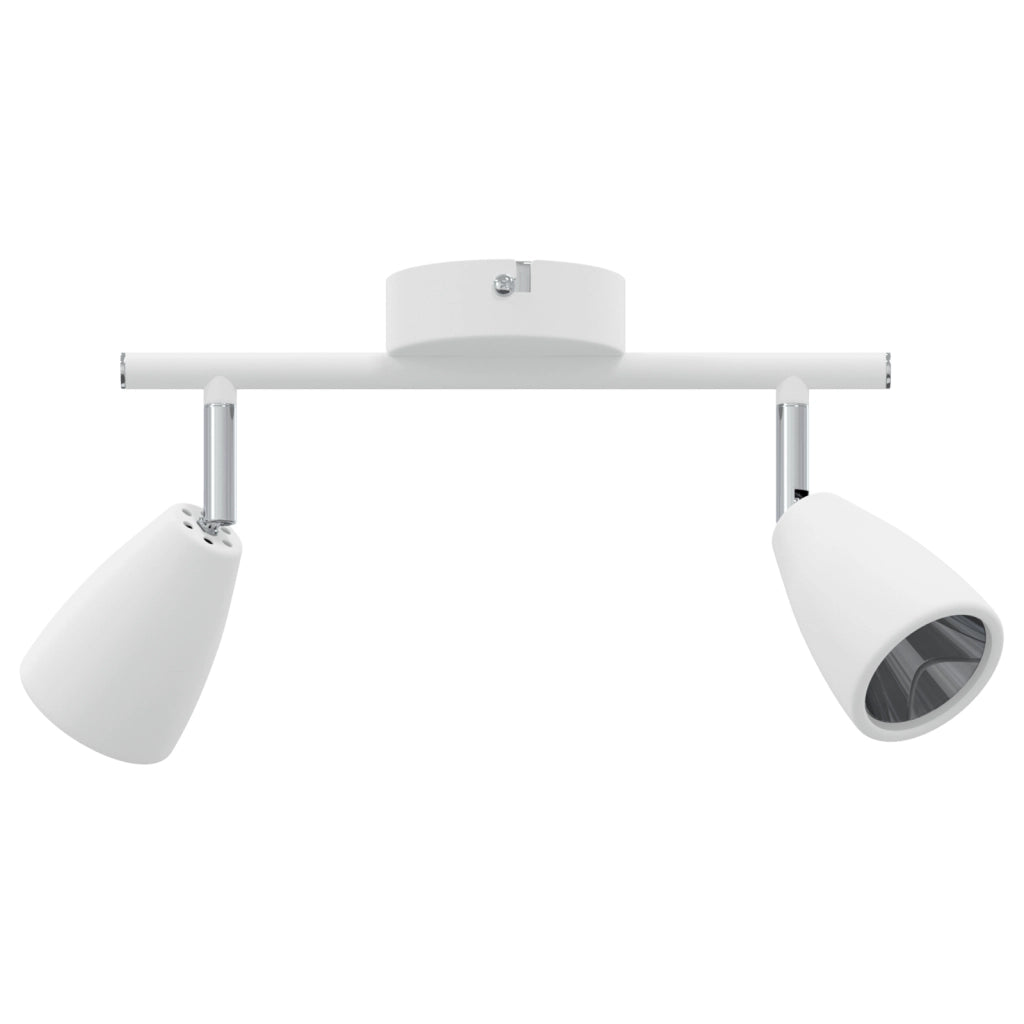 faretti da soffitto 2 vie regolabili GU10 bianchi