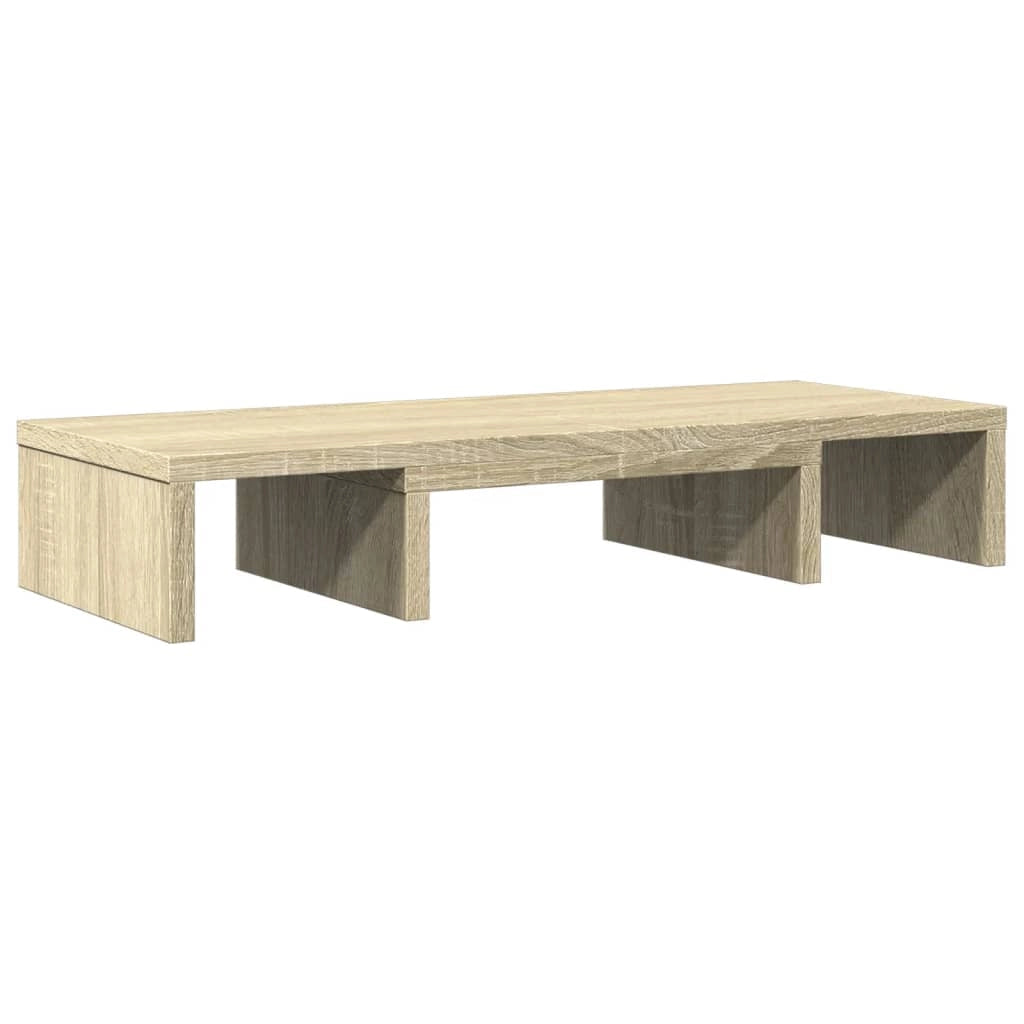 Supporto per monitor regolabile per scrivania/tavolo legno ingegnerizzato rovere Sonoma marrone 02_0044970
