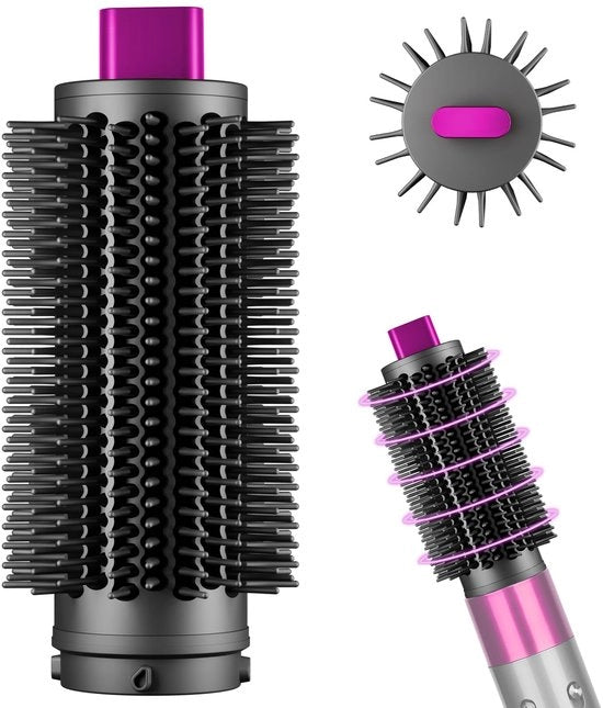 Roncola Voluminosa Rafforzata - Adatta per Dyson Airwrap HS01/HS05/HS08 - Accessorio per Arricciare, Asciugare Rapido & Aumentare Volume (Rosso)
