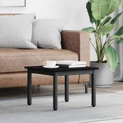 Tavolino da salotto Rovere Nero 50 x 50 x 36 cm