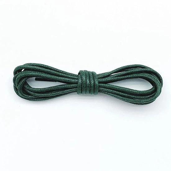 Due paia di cordoncini in cotone di 90 cm - Cordoncini rotondi di 2,5 mm - Cordoncini rotondi robusti - Cordoncini resistenti - Cordoncini per stivali - Cordoncini in pelle impermeabili - Per scarpe e stivali eleganti