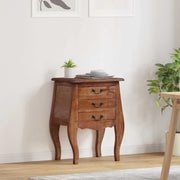 Cassa di stoccaggio 48 x 35 x 64 cm Legno di Mogano Massello