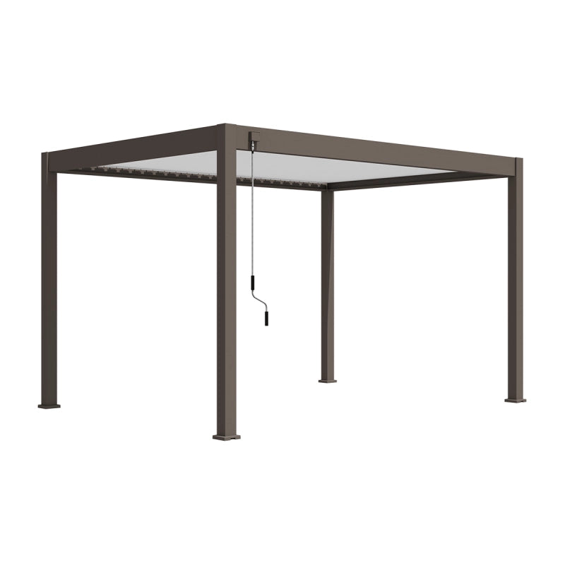 Pergola bioclimatica Ombréa® VS autoportante 3x4M - Talpa - Lamelle bianche