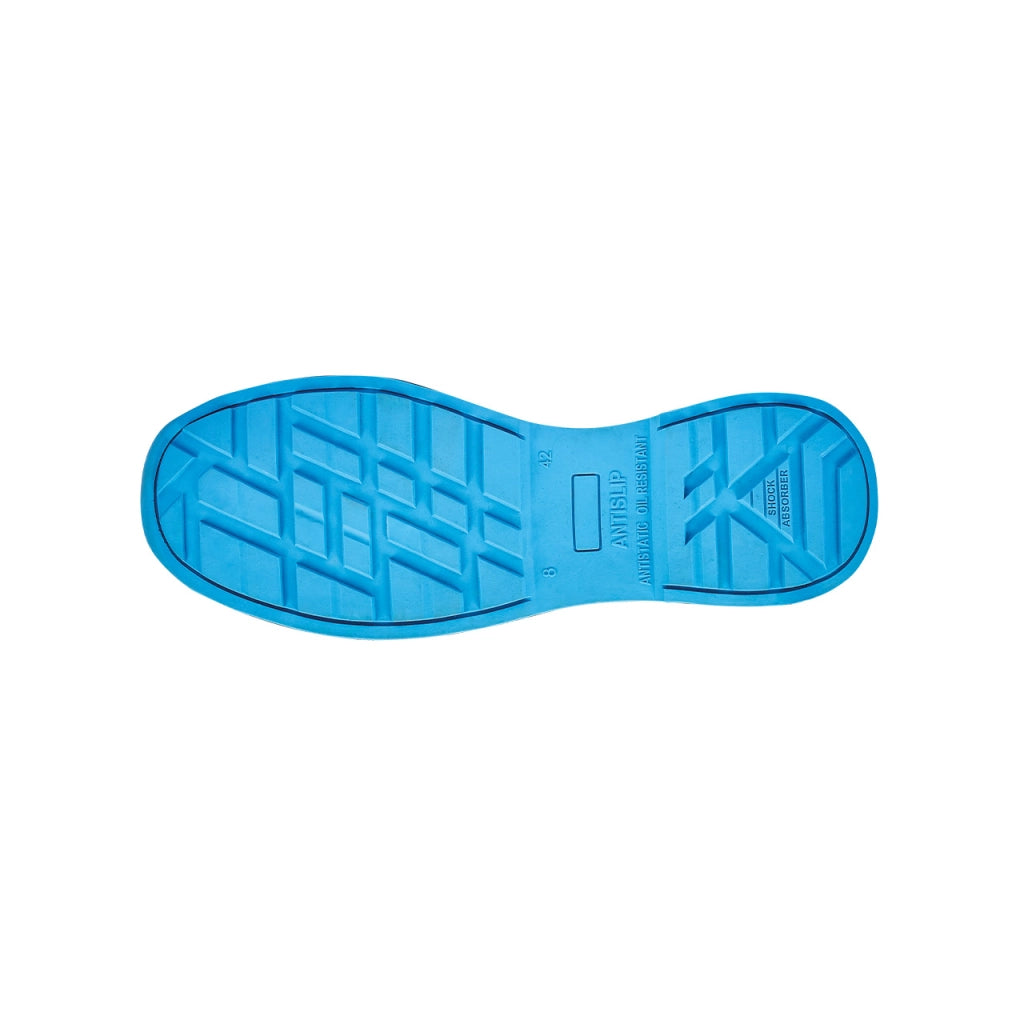 U-Power SCARPE ANTINFORTUNISTICA BASSE S1PS HI HRO FO SR RED EGO DEON ESD Col.Nero/Azzurro Mis. 41