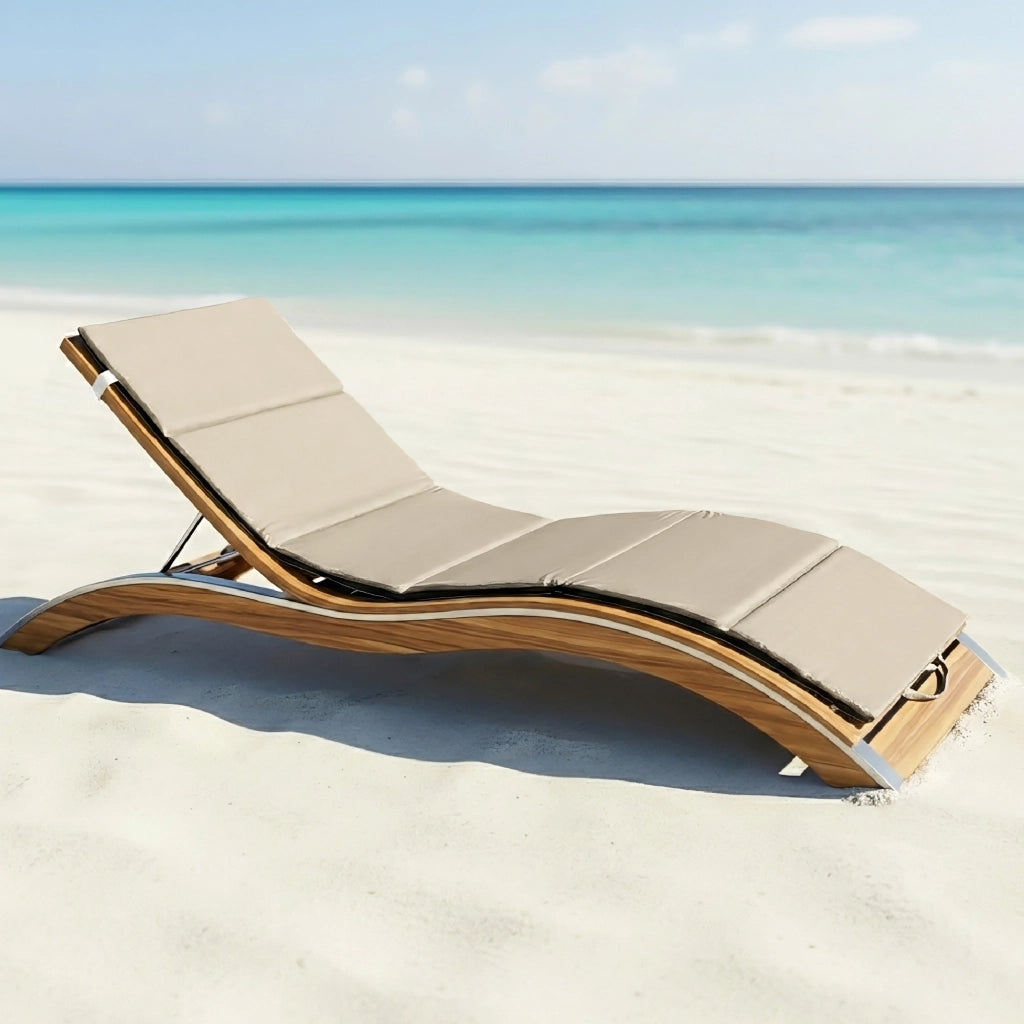 Materassino Lettino Prendisole Mare 58x190 cm Pieghevole Impermeabile con Maniglie – Cuscino Anti Sabbia e Anti Umidità per Spiaggia e Piscina Dove