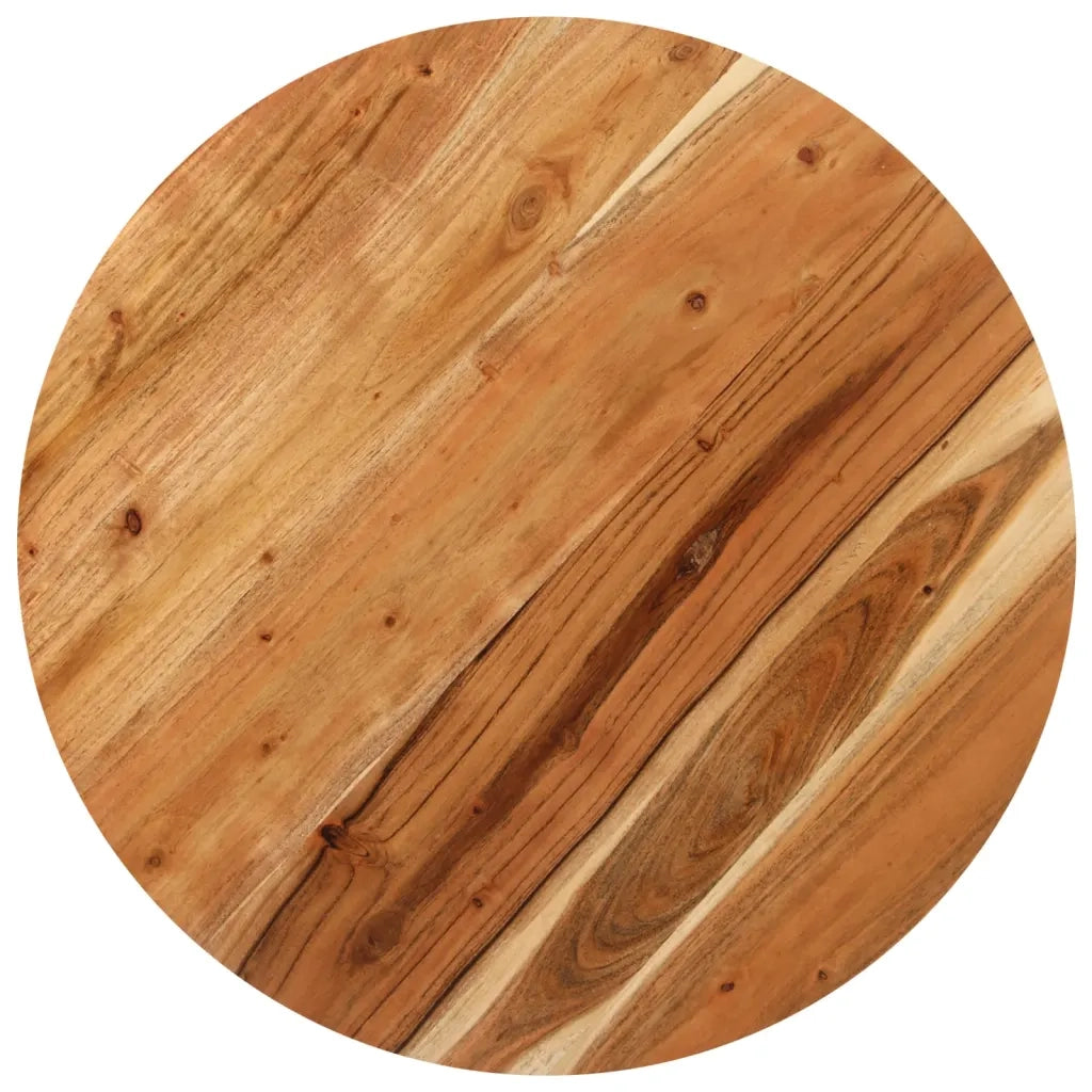 Tavolo da Bistrot Rotondo Ã˜70x75 cm Legno Massello di Acacia
