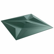 Pannelli da parete 12 pcs Verde Stella 50 x 50 cm Schiuma XPS 42046078