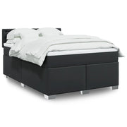 Giroletto a Molle con Materasso Nero 160x200 cm in Similpelle 3288428